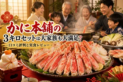 かに本舗の3キロセットは大家族も大満足？口コミ評判と実食レビュー
