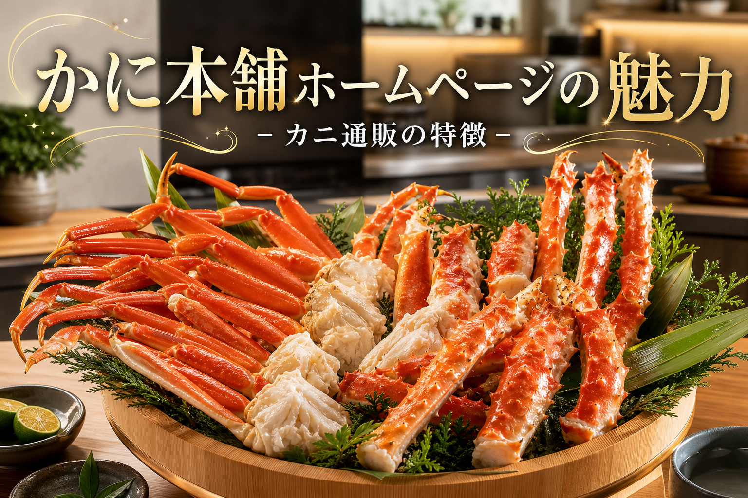 かに本舗ホームページの魅力とカニ通販の特徴
