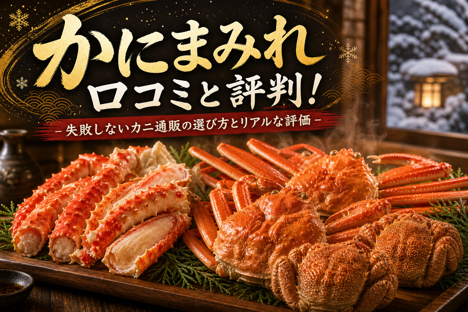 かにまみれ口コミと評判!失敗しないカニ通販の選び方とリアルな評価